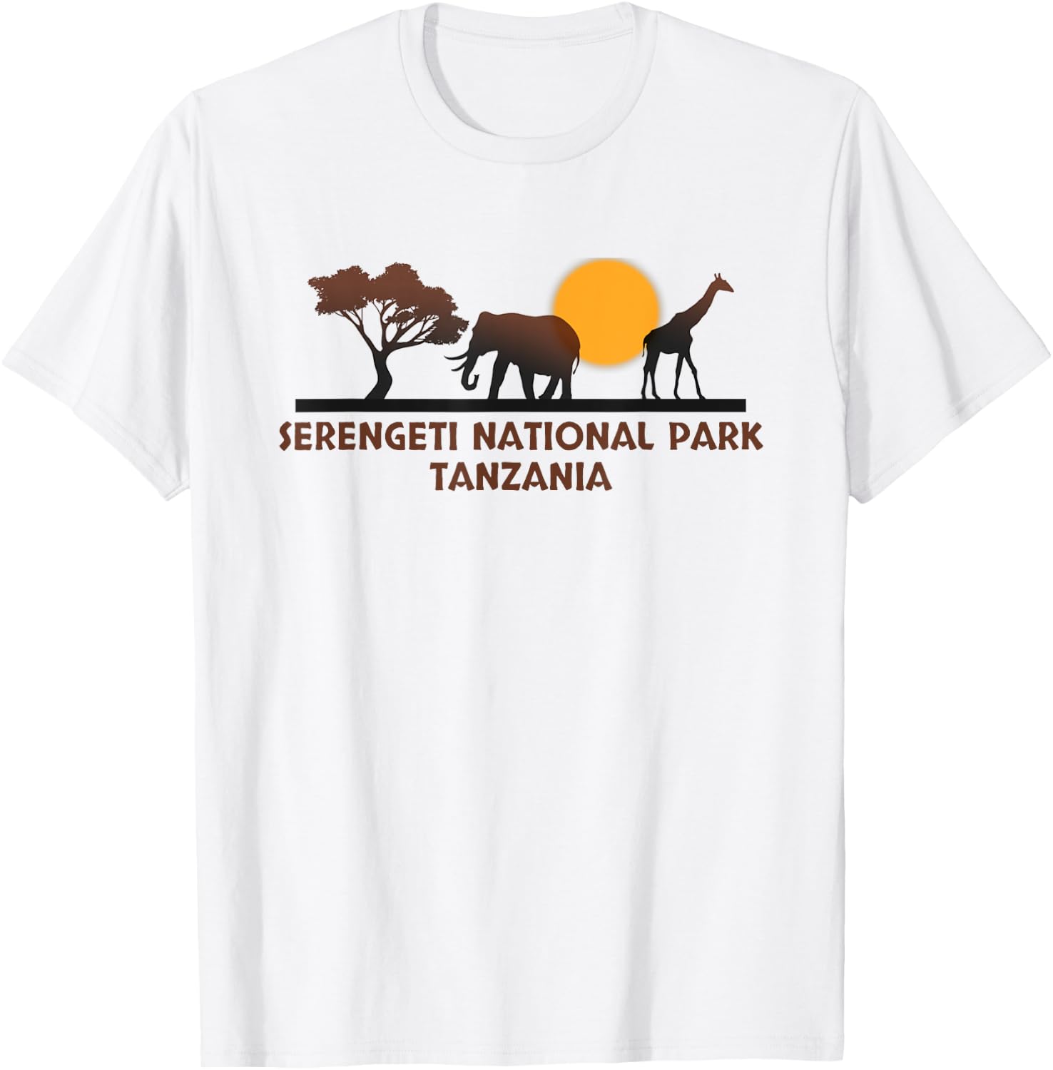 Serengeti National Park Tanzania T-Shirt - T-Shirt | White