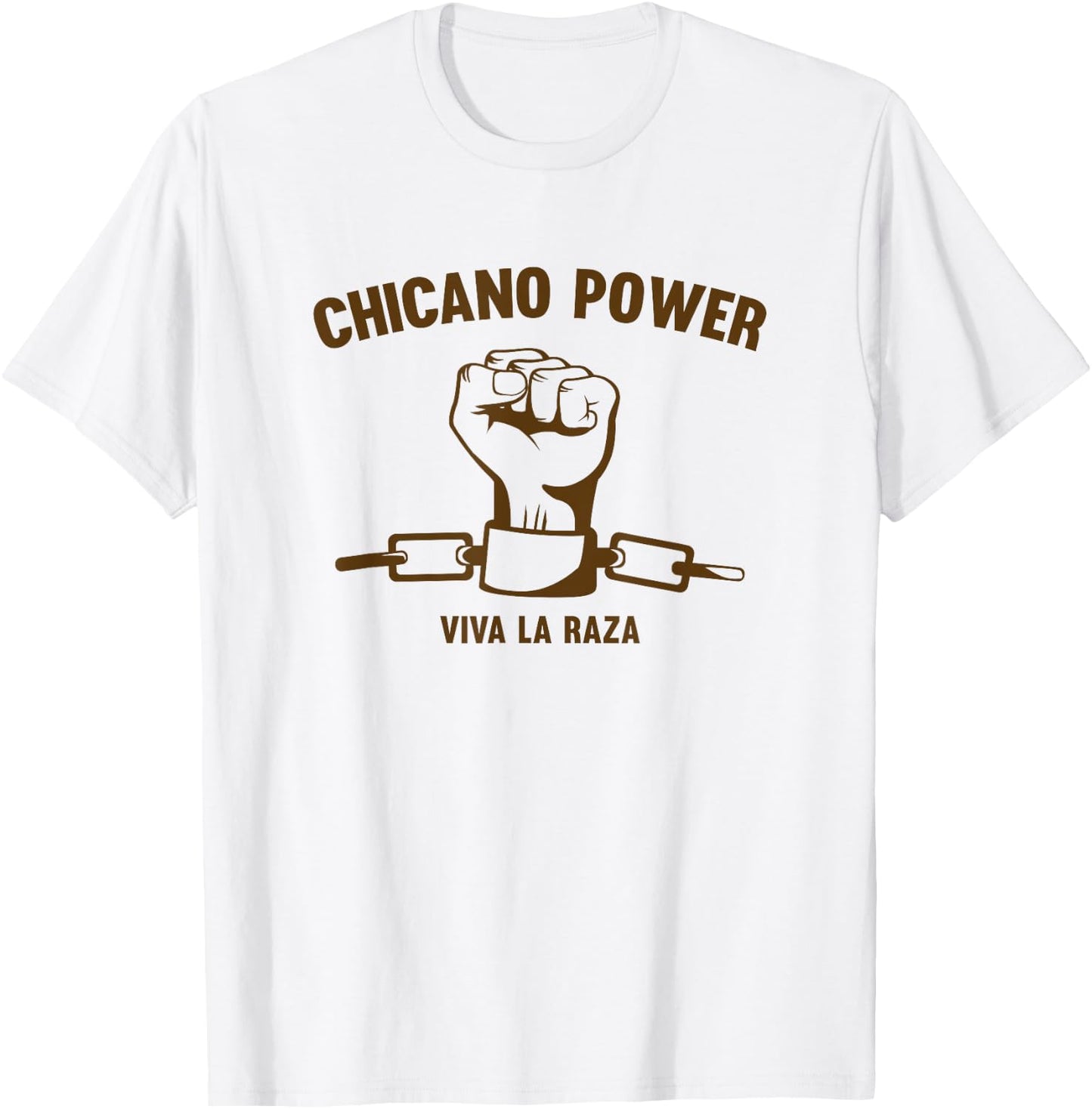 Mexican American Civil Rights Movement Chicano Power T-Shirt - T-Shirt | White