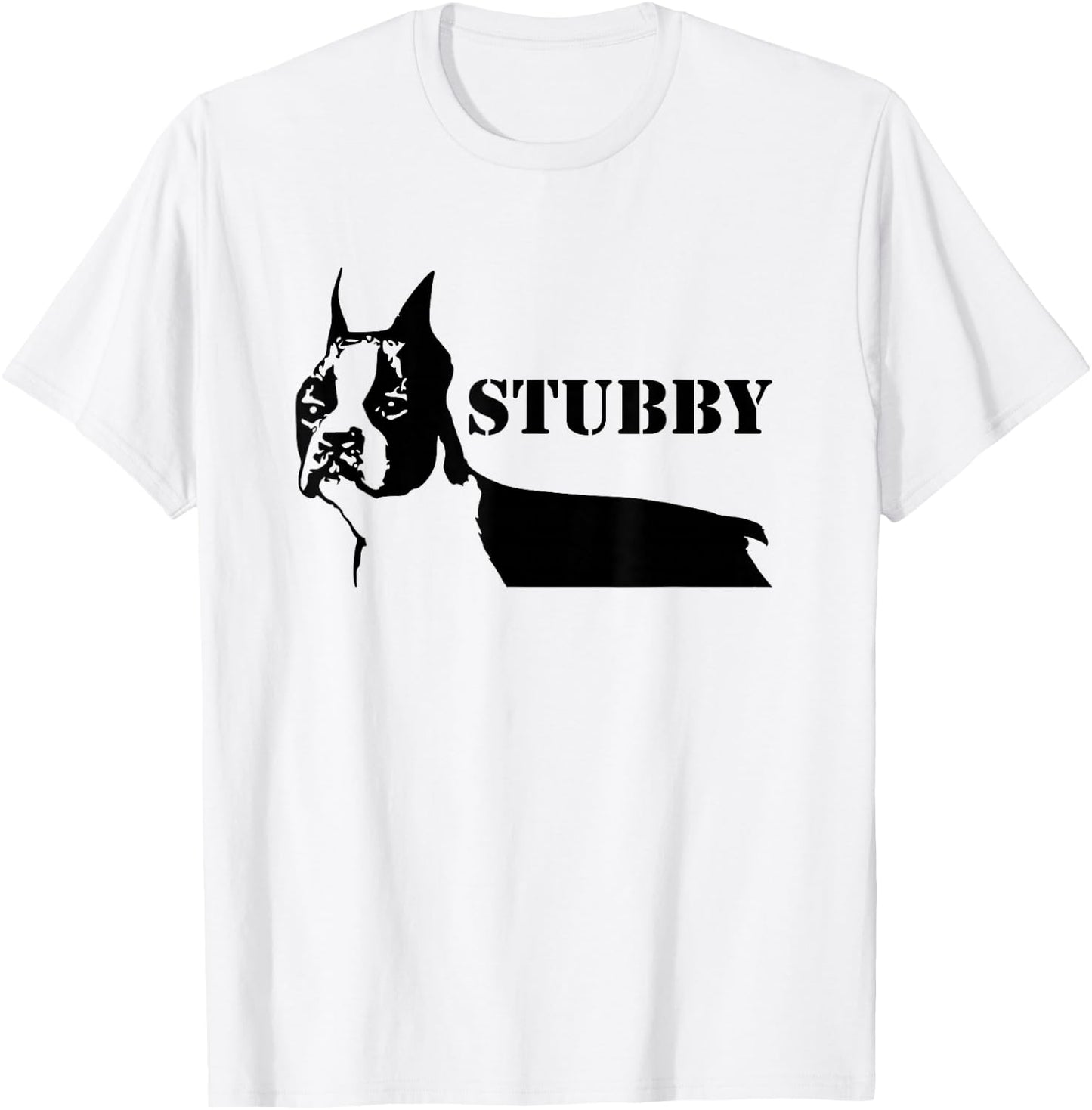 Sergeant Stubby - American Army Dog WWI America Animal T-Shirt - T-Shirt | White