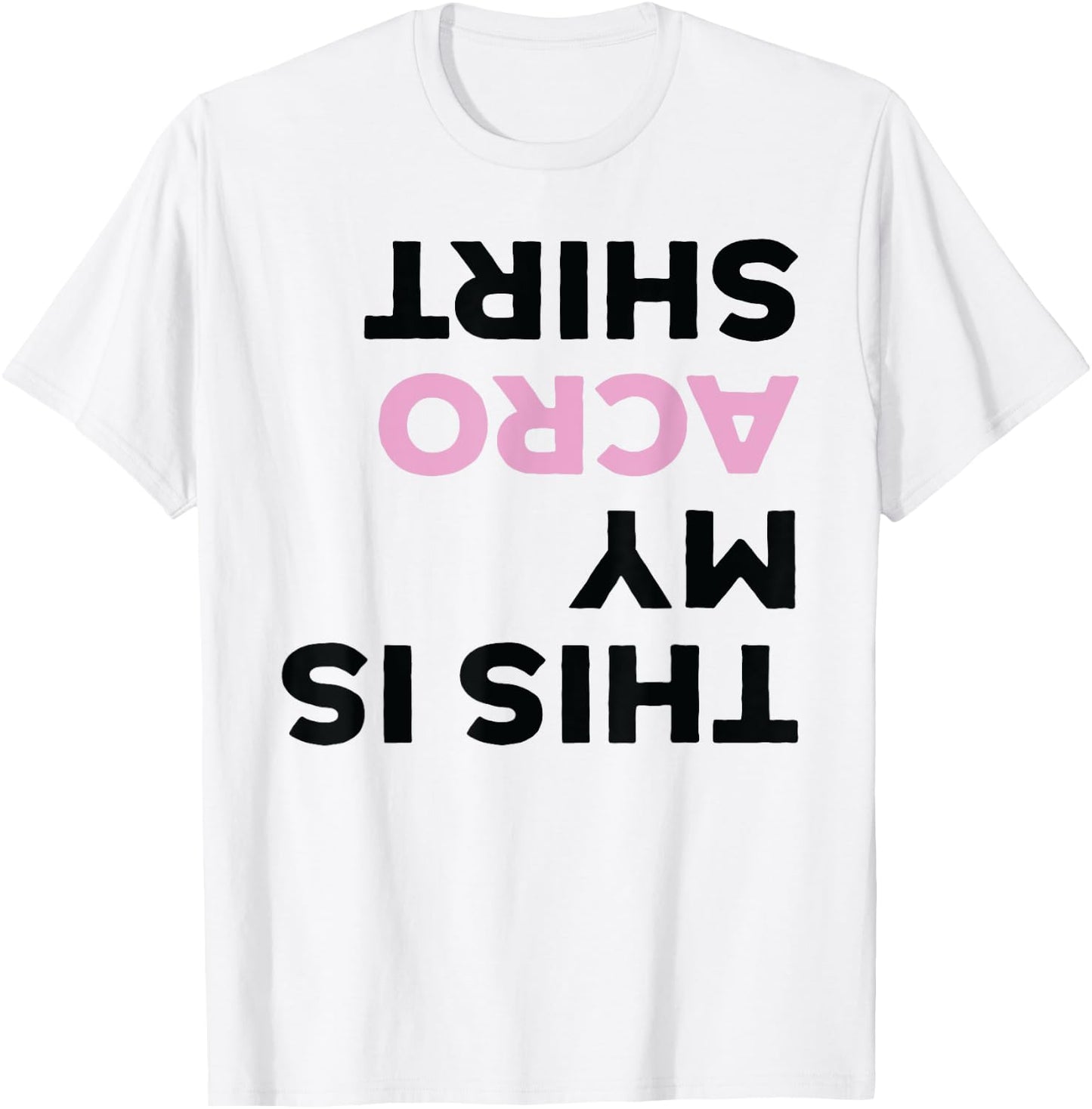 Funny Acro Yoga Retro Gymnastic This Is My Acrobatics Aerial T-Shirt - T-Shirt | White