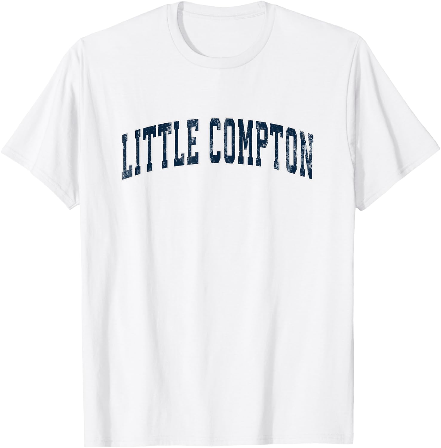 Little Compton Rhode Island RI Vintage Sports Design Navy De T-Shirt - T-Shirt | White