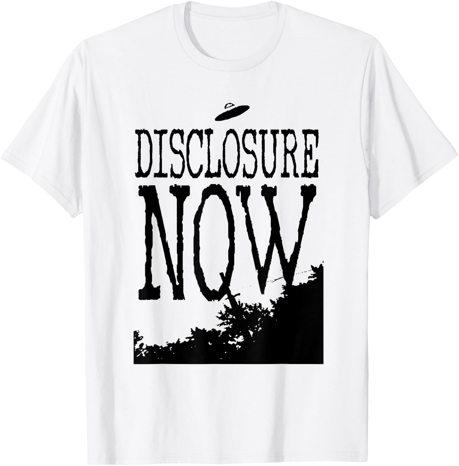 Disclosure NOW UFO UAP Jet Fighter Extraterrestrial Alien T-Shirt - T-Shirt | White