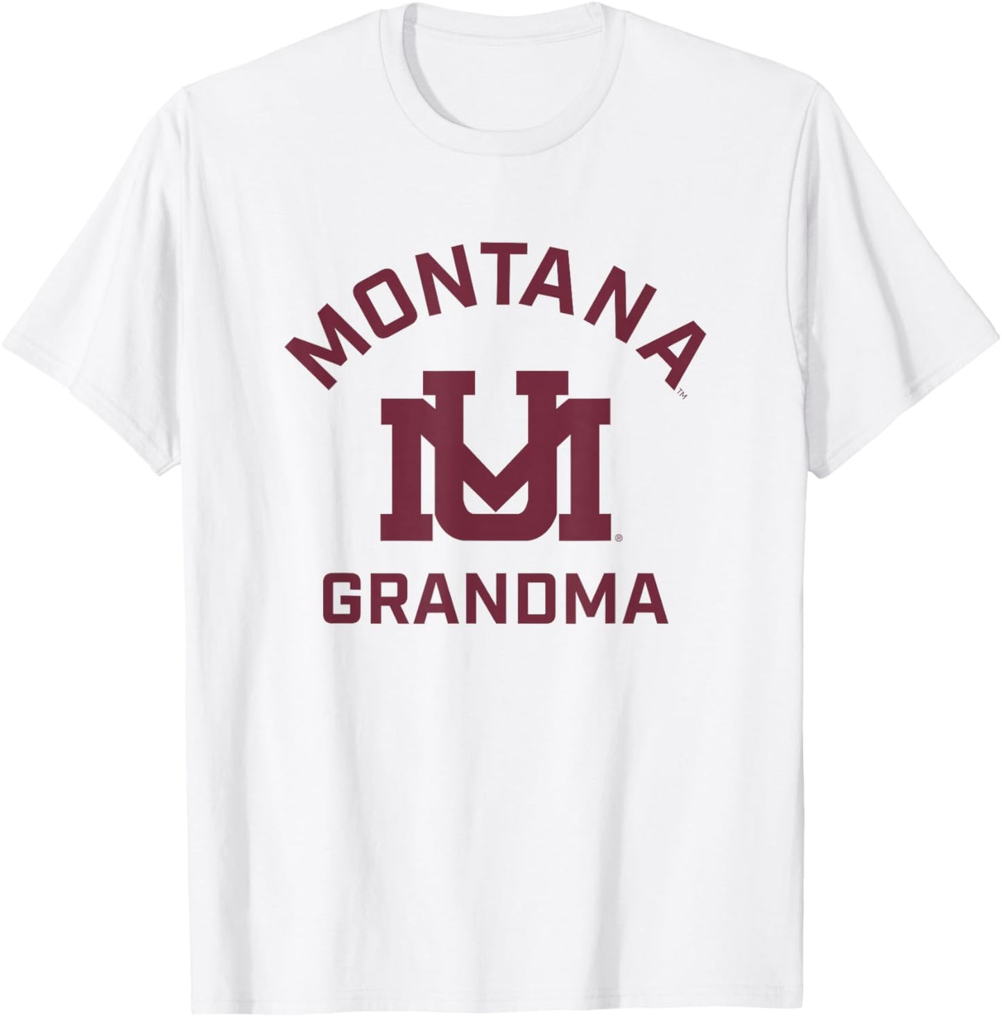 University of Montana Grizzlies Arched Grandma T-Shirt - T-Shirt | White