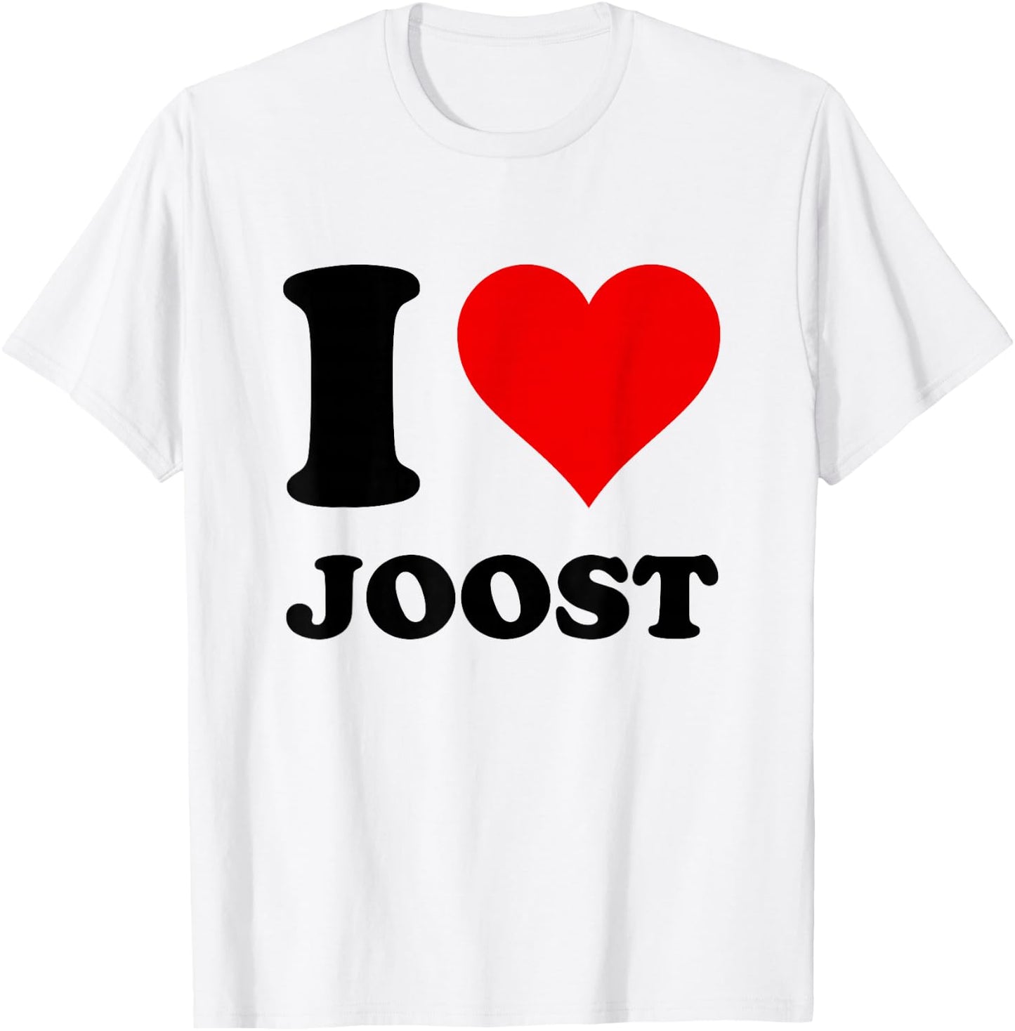 I Love Joost T-Shirt - T-Shirt | White