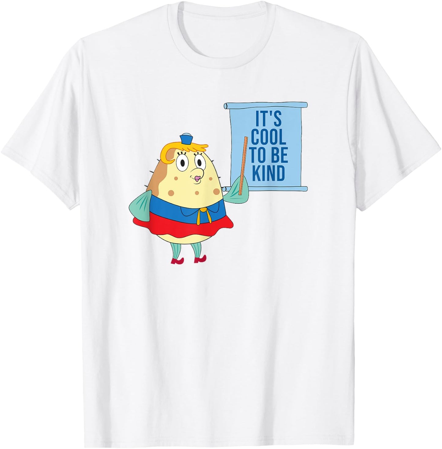 Mademark x SpongeBob SquarePants - Mrs. Puff - Kindness is Cool T-Shirt - T-Shirt | White