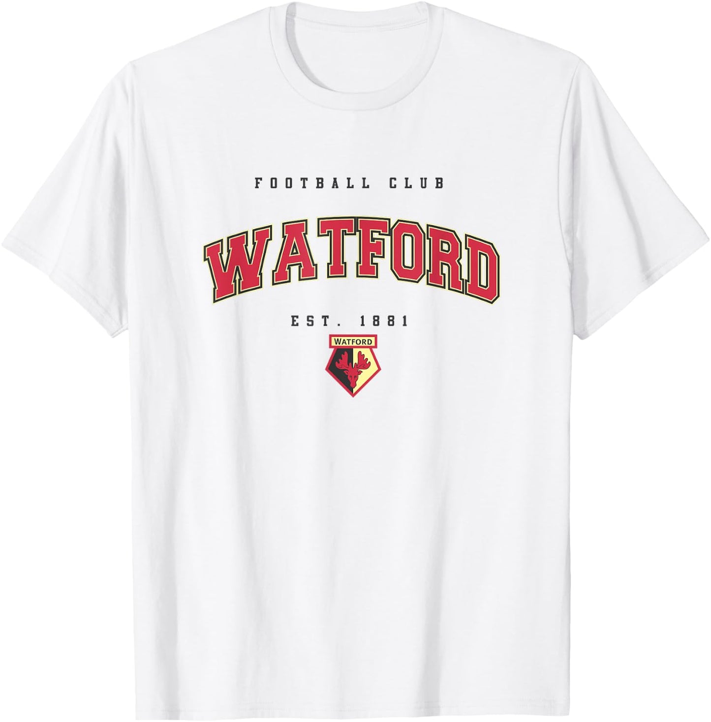 Watford Football Club Est. 1881 T-Shirt - T-Shirt | White