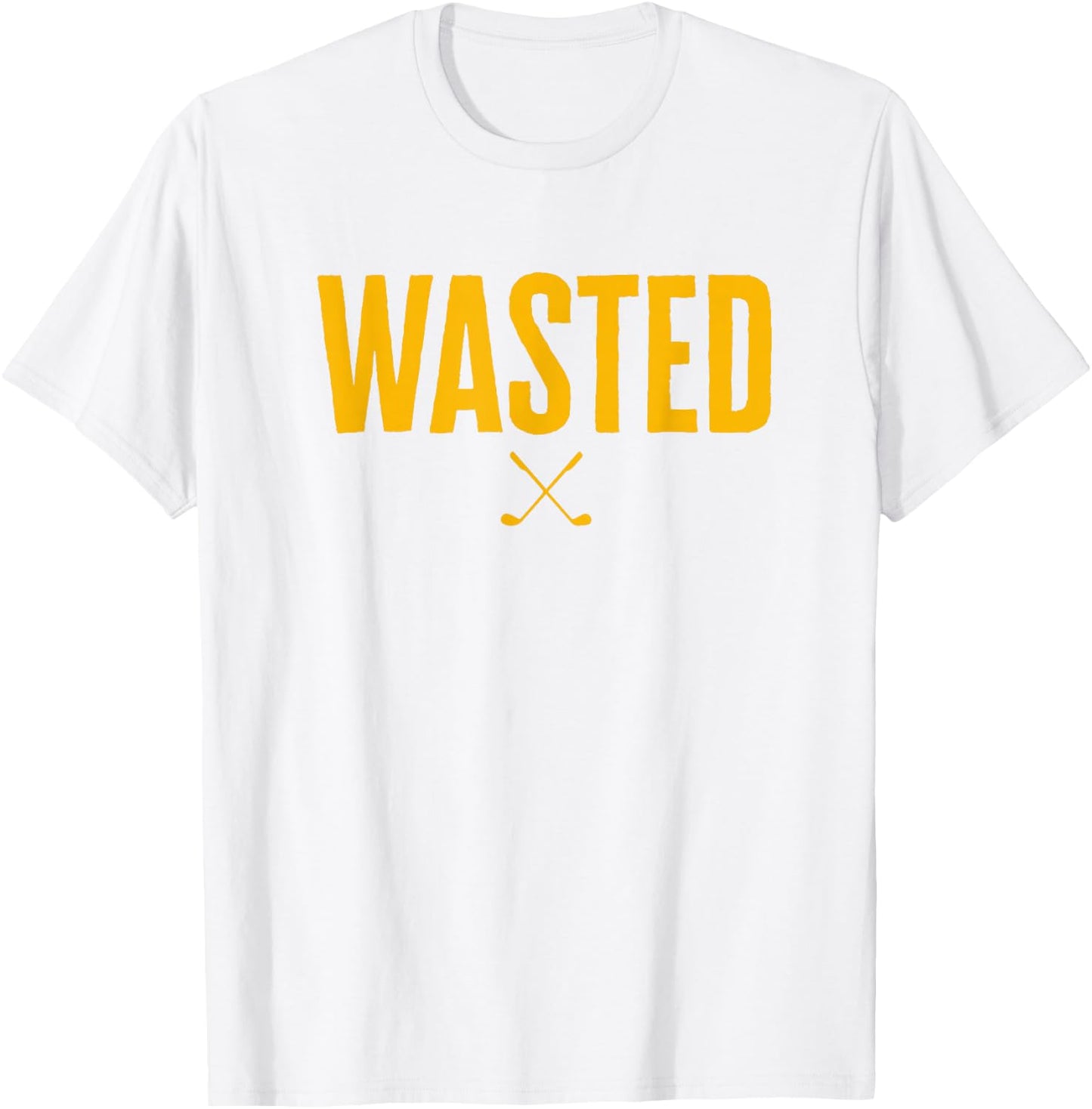 Below Bogey Golf Wasted Golf T-Shirt - T-Shirt | White