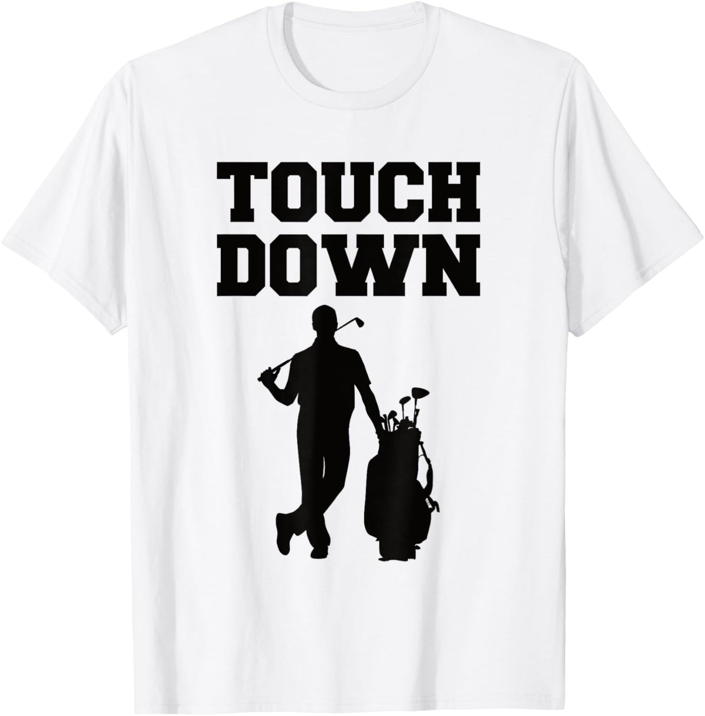 Touchdown Golf Football Funny Mix Up Sports Golf Player Men T-Shirt - T-Shirt | White