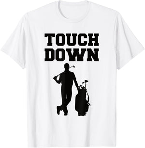 Touchdown Golf Football Funny Mix Up Sports Golf Player Men T-Shirt - T-Shirt | White