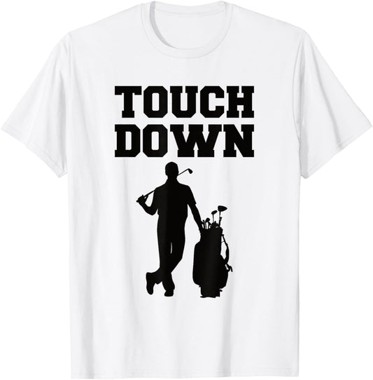 Touchdown Golf Football Funny Mix Up Sports Golf Player Men T-Shirt - T-Shirt | White