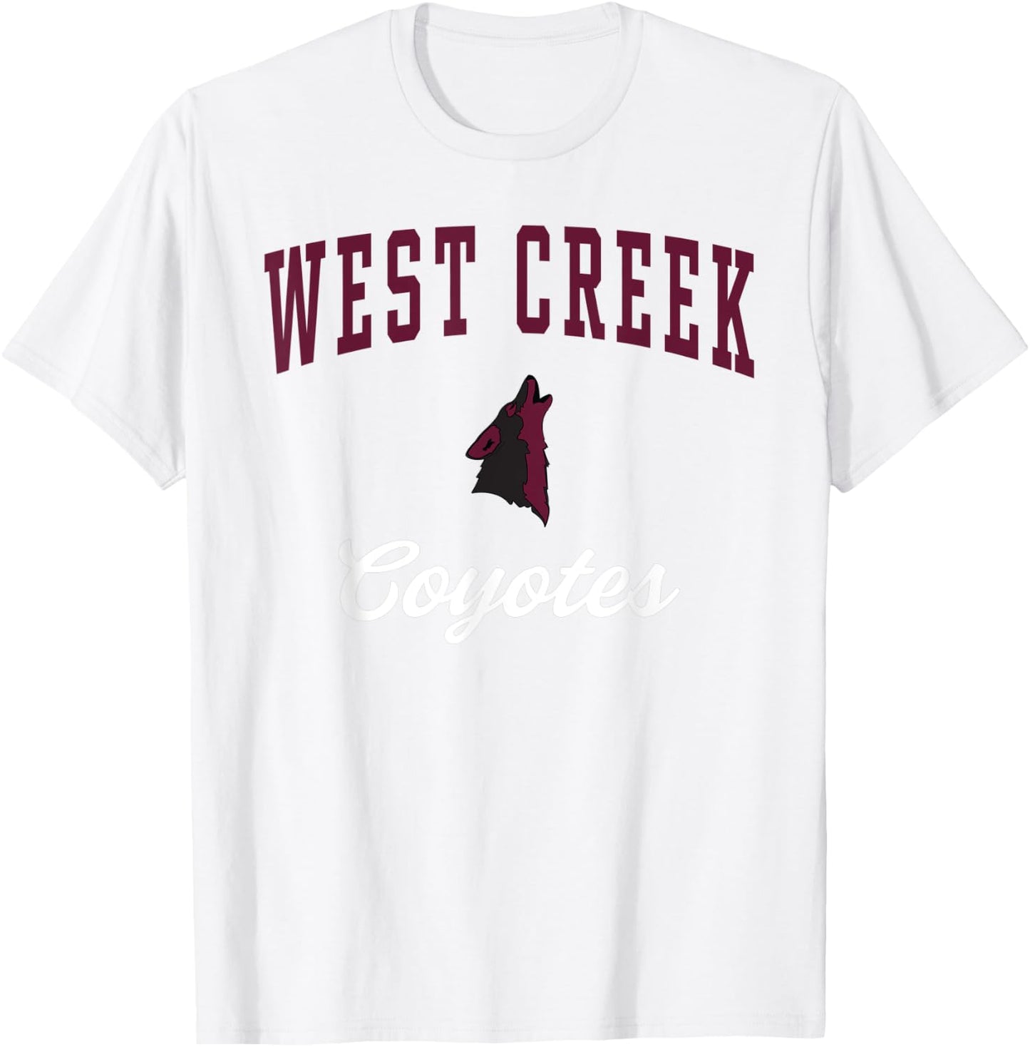 West Creek High School Coyotes T-Shirt - T-Shirt | White