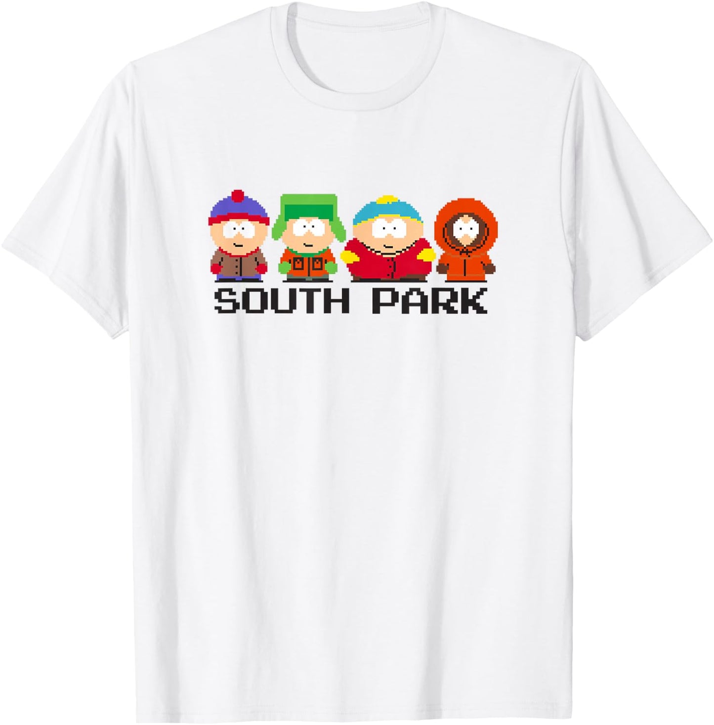 8 Bit South Park T-Shirt - T-Shirt | White