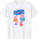 Peppa Pig Family Logo T-Shirt - T-Shirt | White