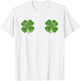 Shamrock Boob, St Patricks Day Women Shirt Shamrock Boob T-Shirt - T-Shirt | White