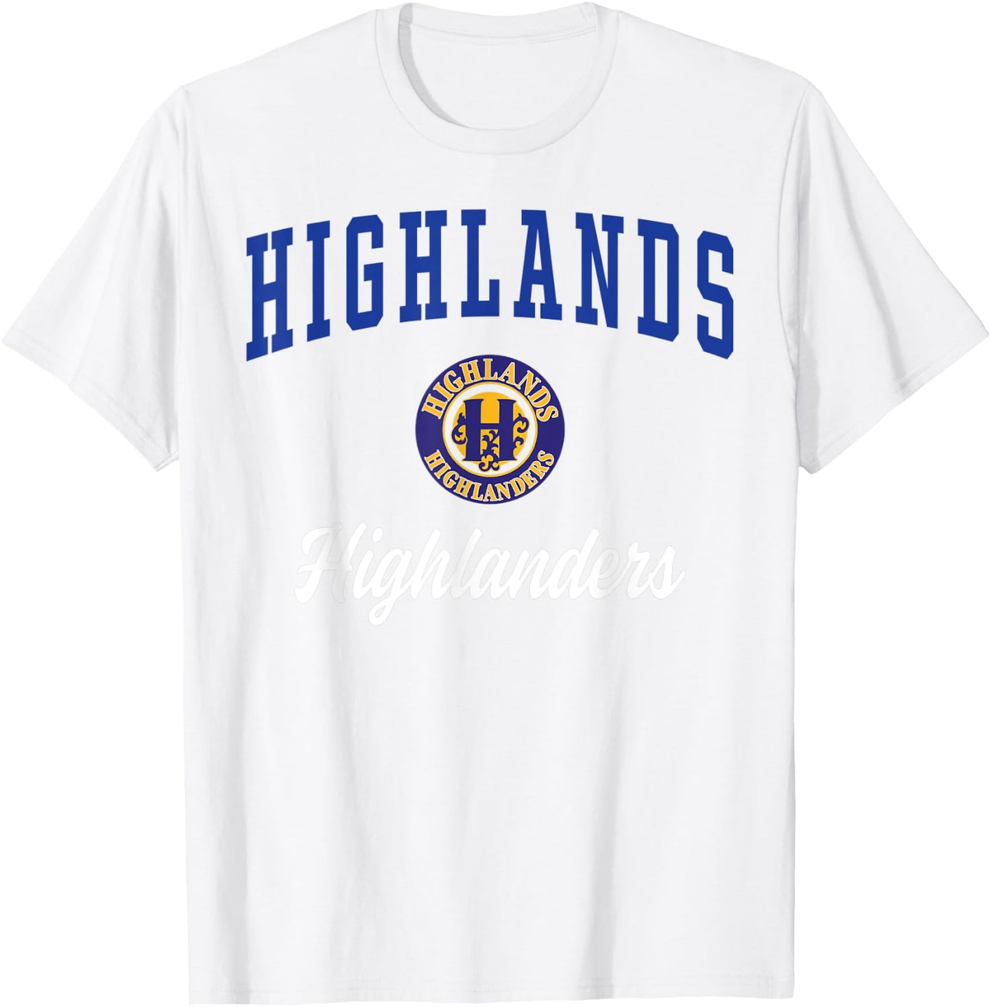 Highlands School Highlanders T-Shirt - T-Shirt | White