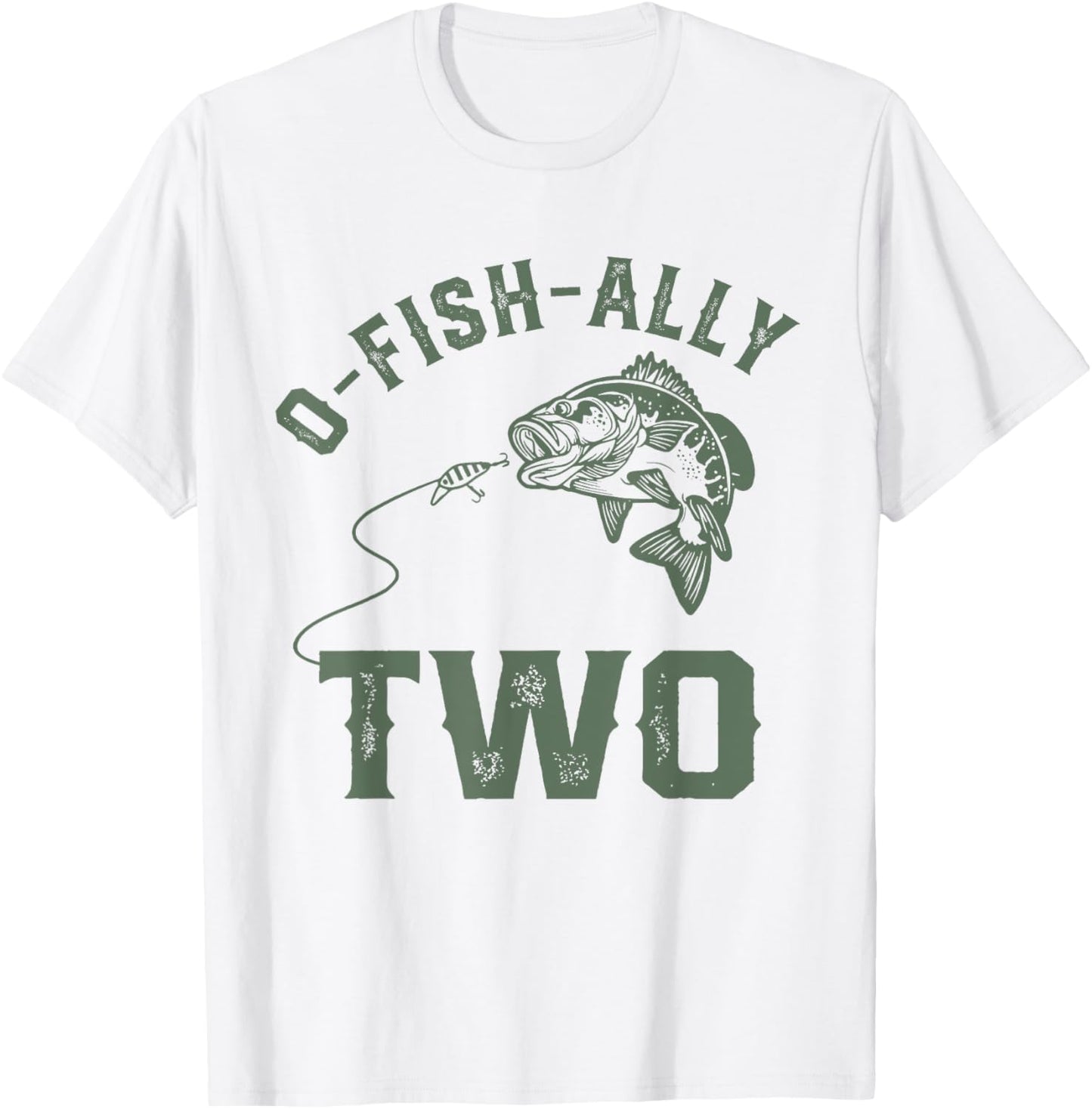 O-fish-ally Two Birthday Decorations 2nd Birthday Boy T-Shirt - T-Shirt | White