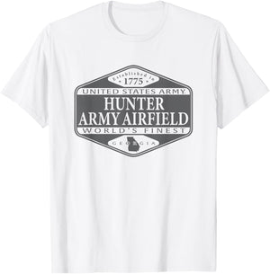 Hunter Army Airfield United States Military World's Finest T-Shirt - T-Shirt | White