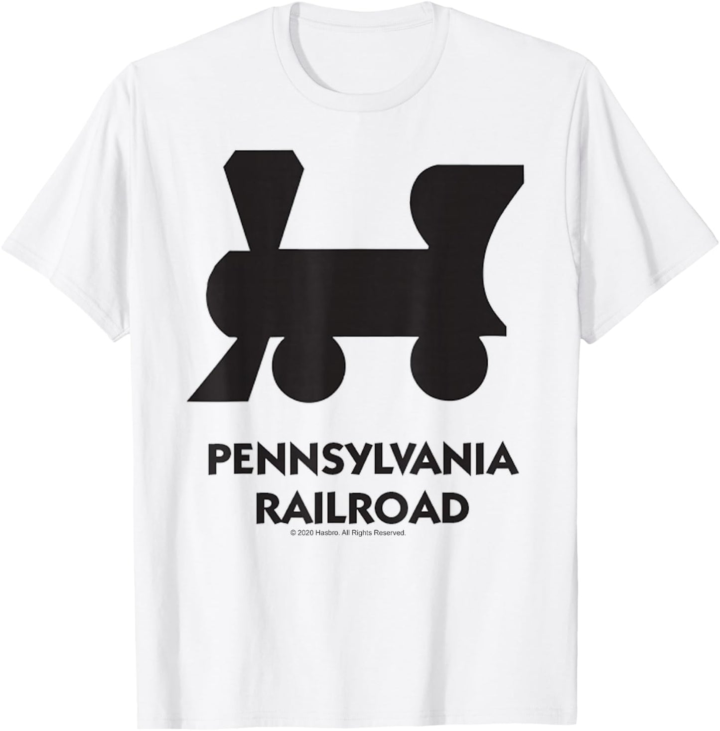 Monopoly Pennsylvania Railroad T-Shirt - T-Shirt | White