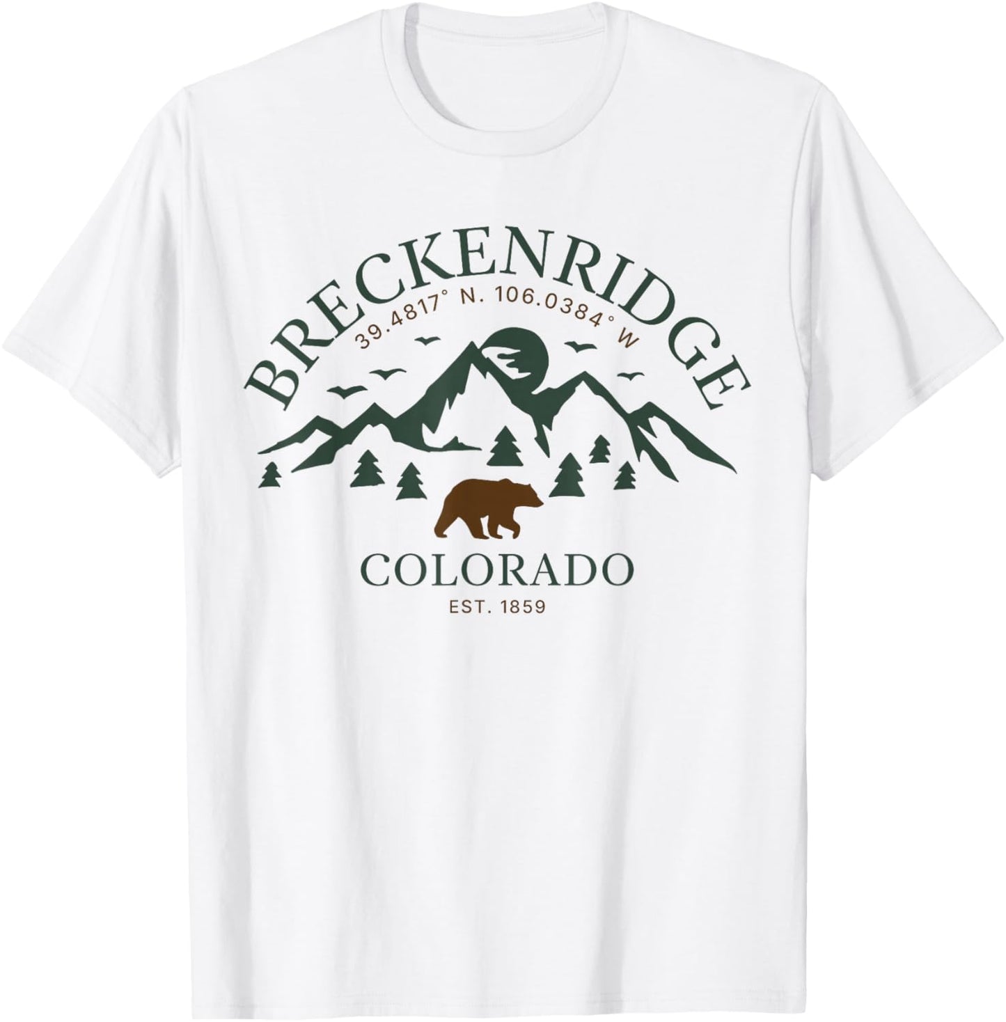 Breckenridge Colorado T-Shirt - T-Shirt | White