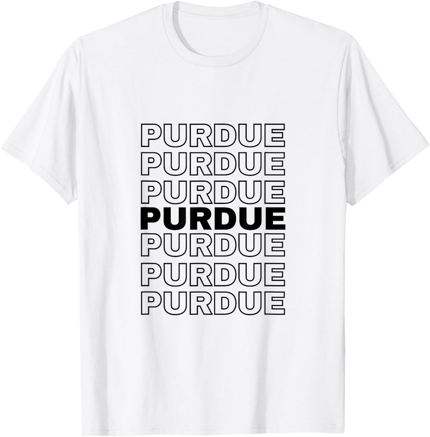 PURDUE Proud Family Retro Reunion Last Name Surname T-Shirt - T-Shirt | White