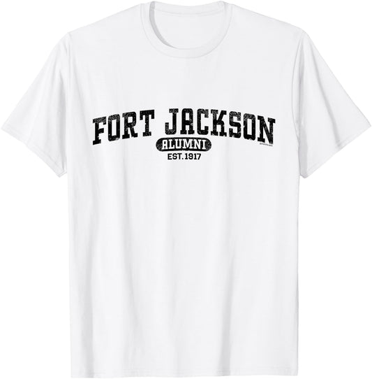 Fort Jackson Alumni (Retro) - South Carolina T-Shirt - T-Shirt | White