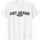 Fort Jackson Alumni (Retro) - South Carolina T-Shirt - T-Shirt | White
