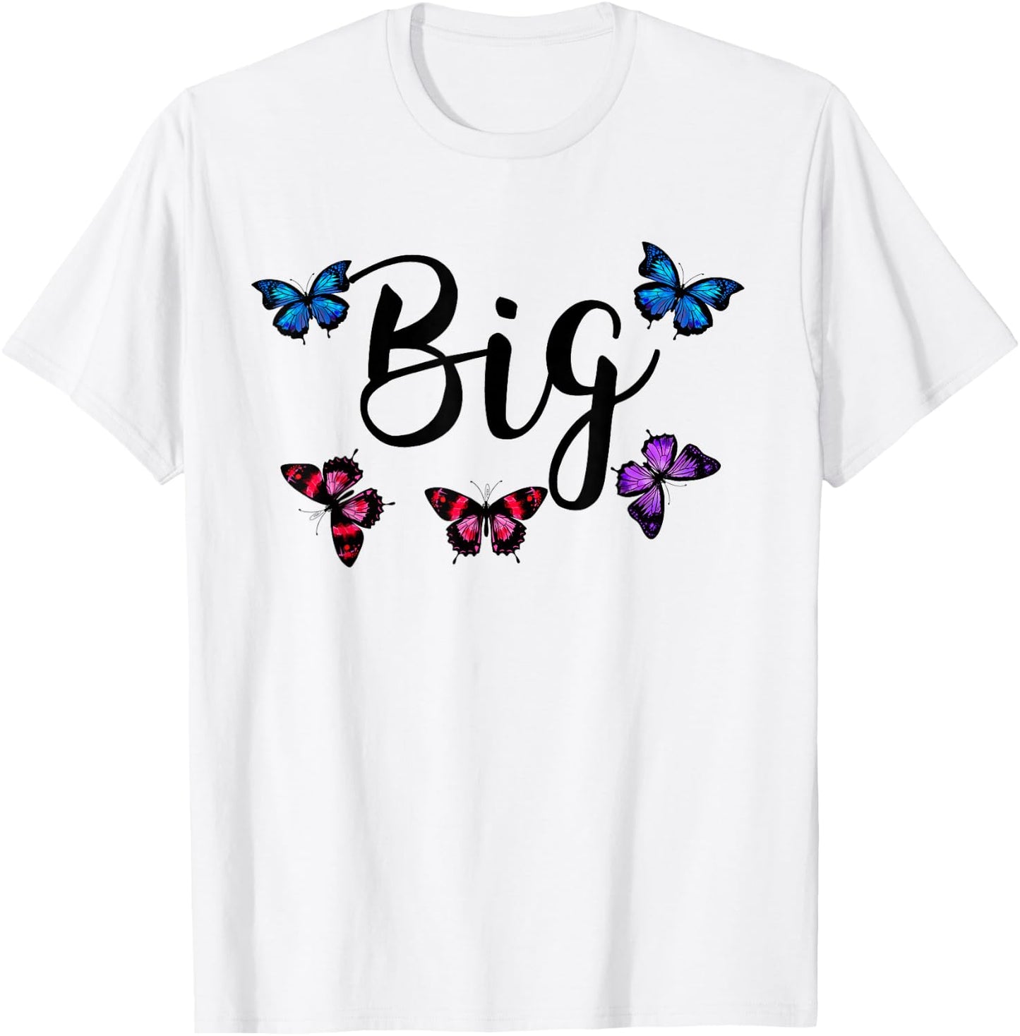 Cute Big Little Sorority Butterfly Reveal. Pledge Rush T-Shirt - T-Shirt | White