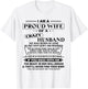 Im A Proud Wife Of A Crazy Husband He Was Born In June T-Shirt - T-Shirt | White