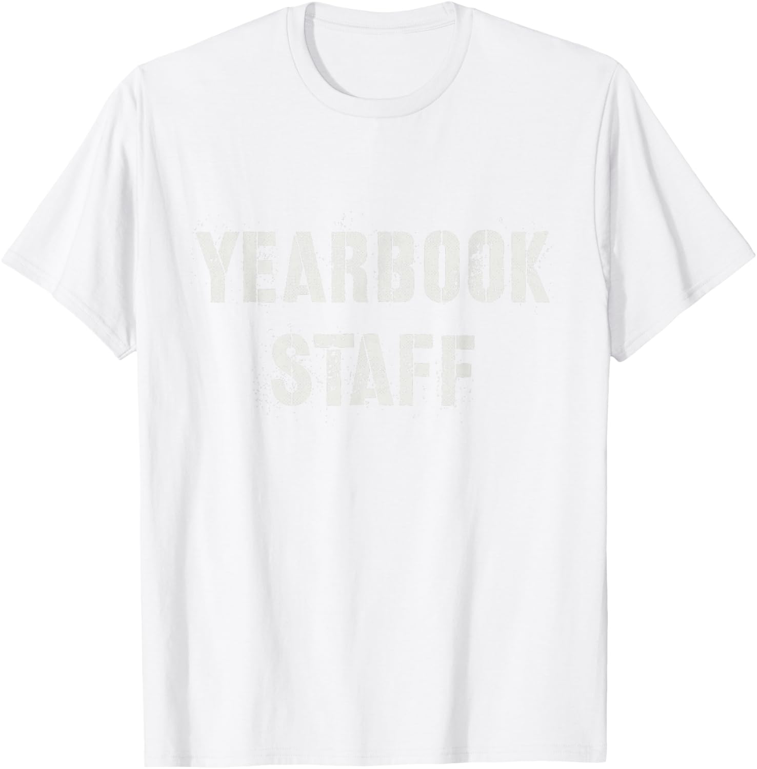 YEARBOOK STAFF Editing Literary Club School Publication Team T-Shirt - T-Shirt | White