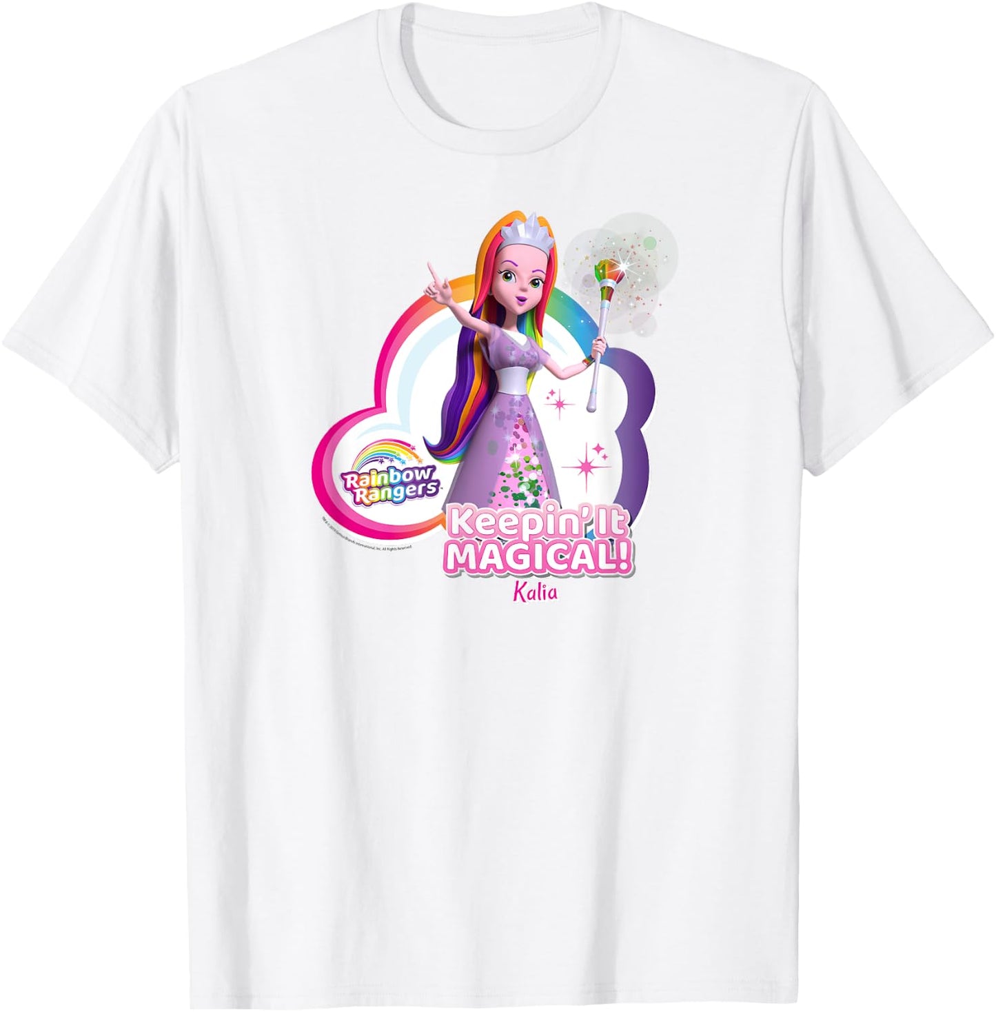Rainbow Rangers Kalia "Keeping' It Magical!" T-Shirt - T-Shirt | White
