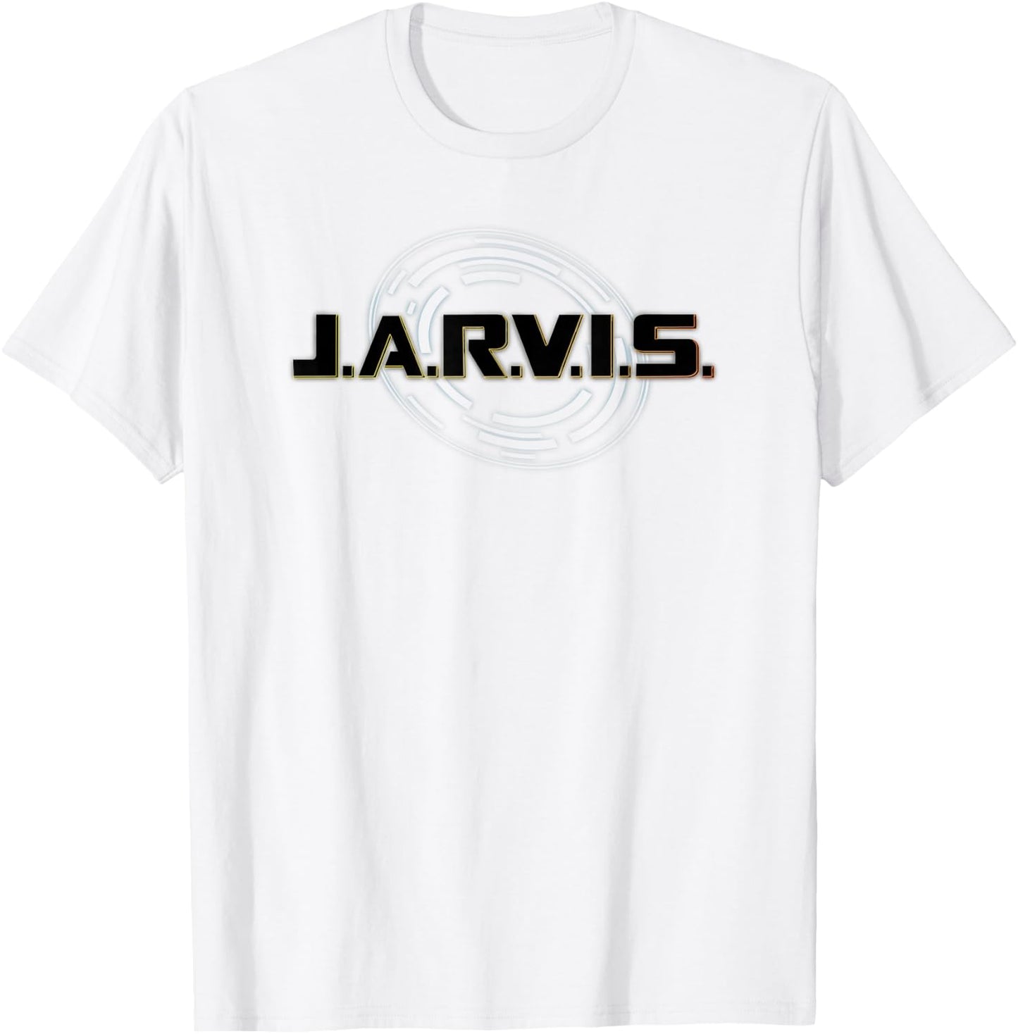 Marvel Tony Stark J.A.R.V.I.S. Logo T-Shirt - T-Shirt | White