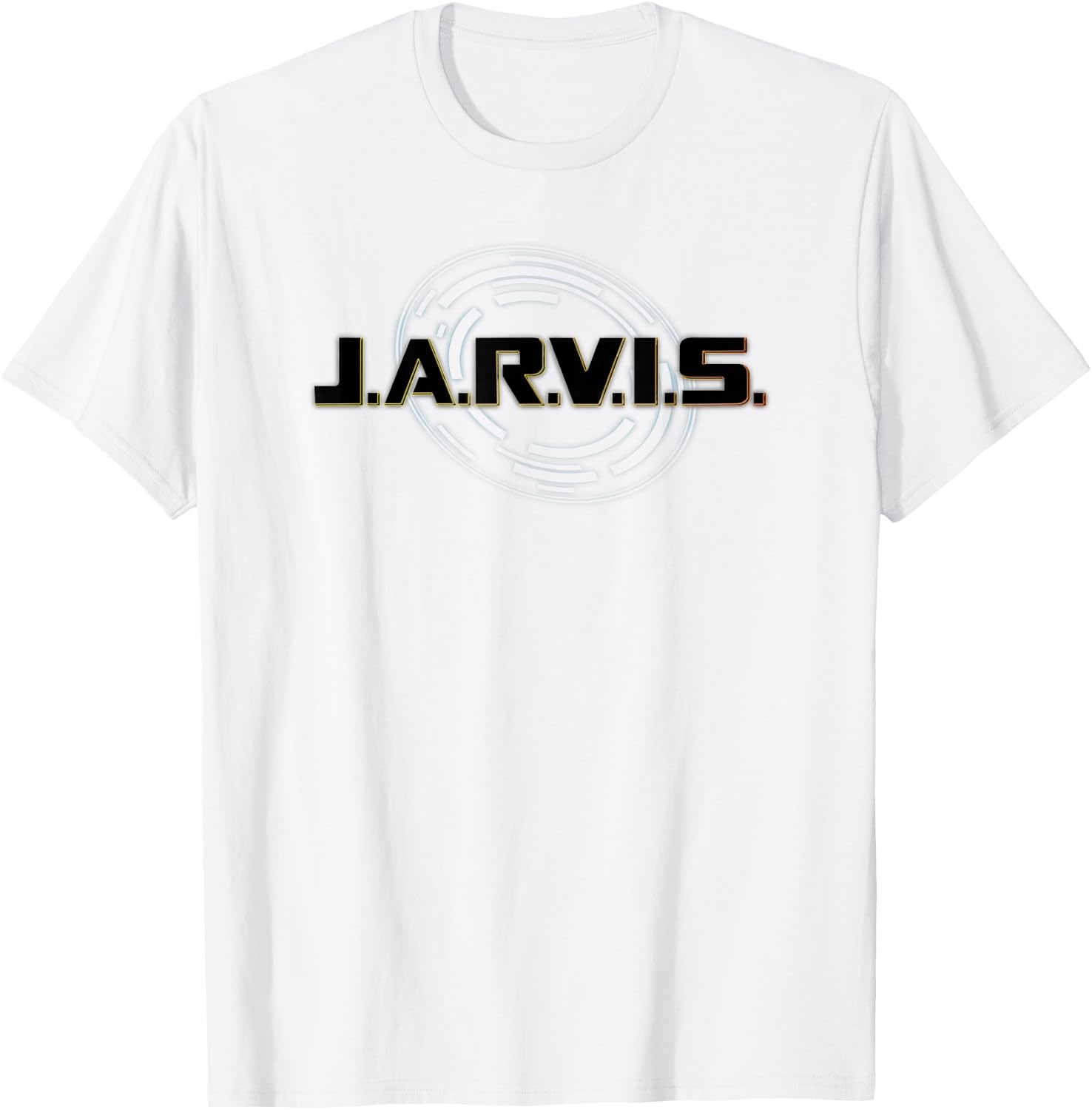 Marvel Tony Stark J.A.R.V.I.S. Logo T-Shirt - T-Shirt | White