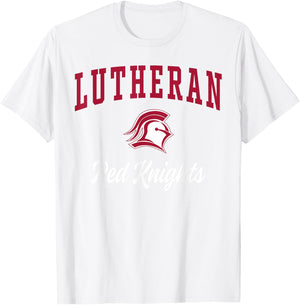 Lutheran High School Red Knights T-Shirt - T-Shirt | White