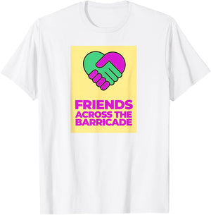 I Am A Derry Girl Friends Across The Barricade T-Shirt - T-Shirt | White