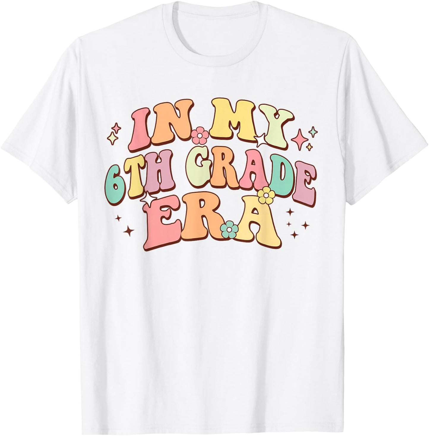 In My Sixth Grade Era Back To School 6th Grade Era Kids T-Shirt - T-Shirt | White