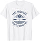 Lake Michigan Unsalted Shark Free shirt Great Lakes Gift T-Shirt - T-Shirt | White