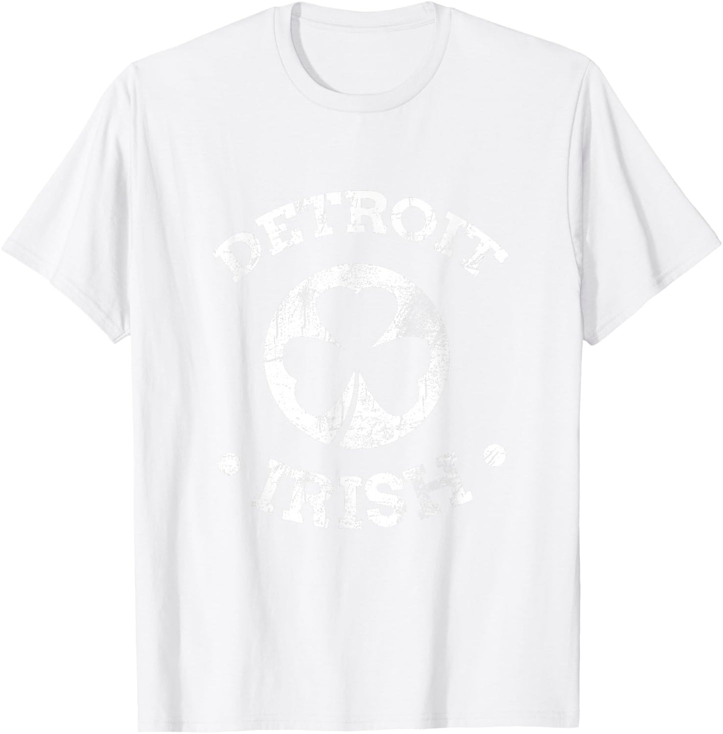 Detroit St Patricks Day Parade Paddy Products Detroit Irish T-Shirt - T-Shirt | White