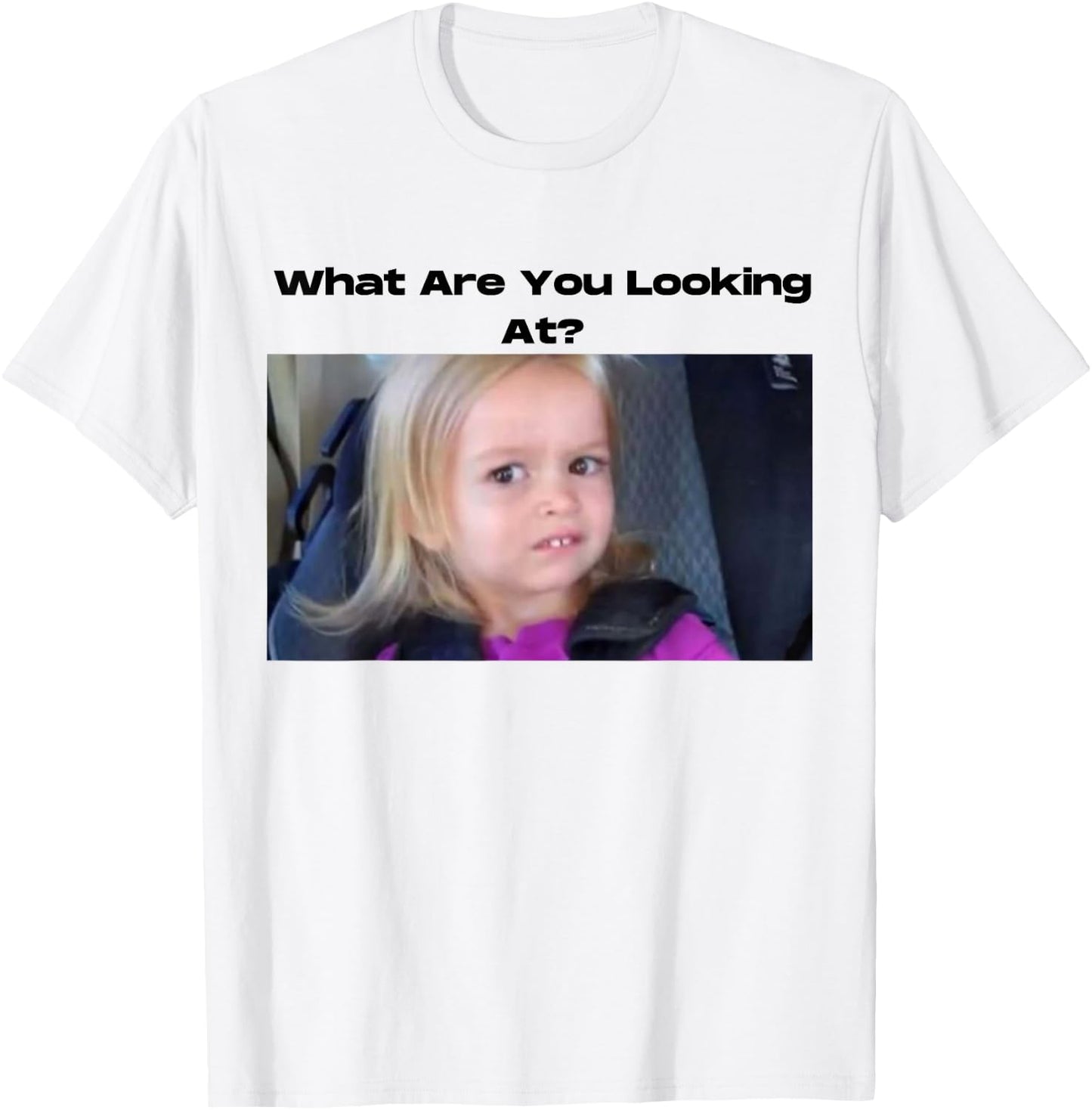 Funny t shirts / Women - What Are You Looking At T-Shirt - T-Shirt | White
