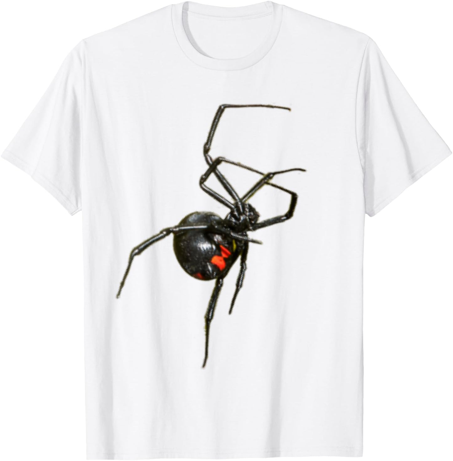 Super fun and scary black widow spider Halloween costumes. T-Shirt - T-Shirt | White