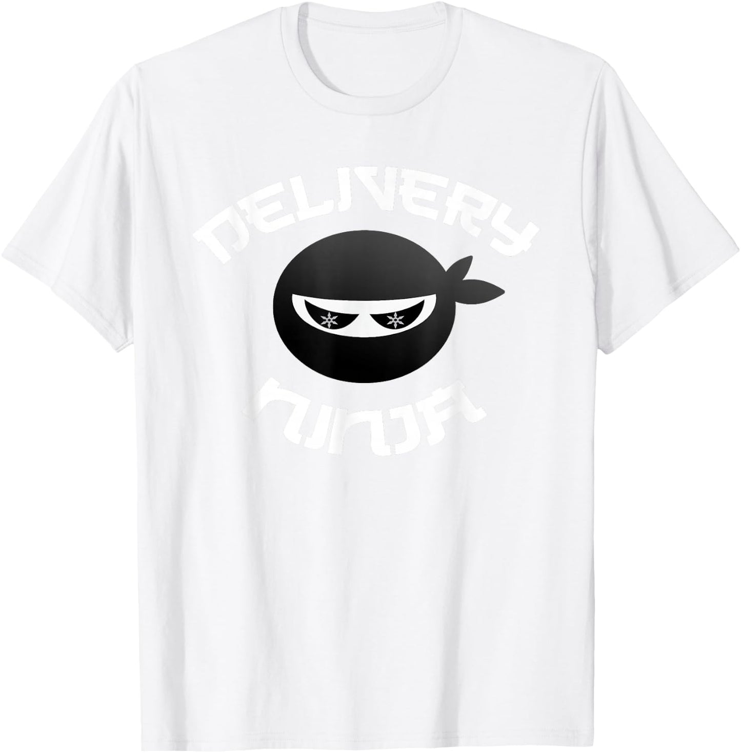 Funny DELIVERY NINJA Pizza Mailman Truck School Bus Driver T-Shirt - T-Shirt | White