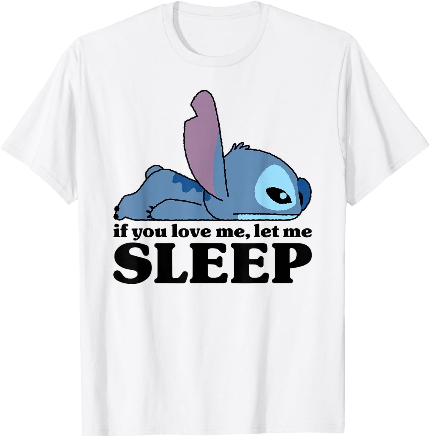 Lilo & Stitch - Sleepy Stitch T-Shirt - T-Shirt | White
