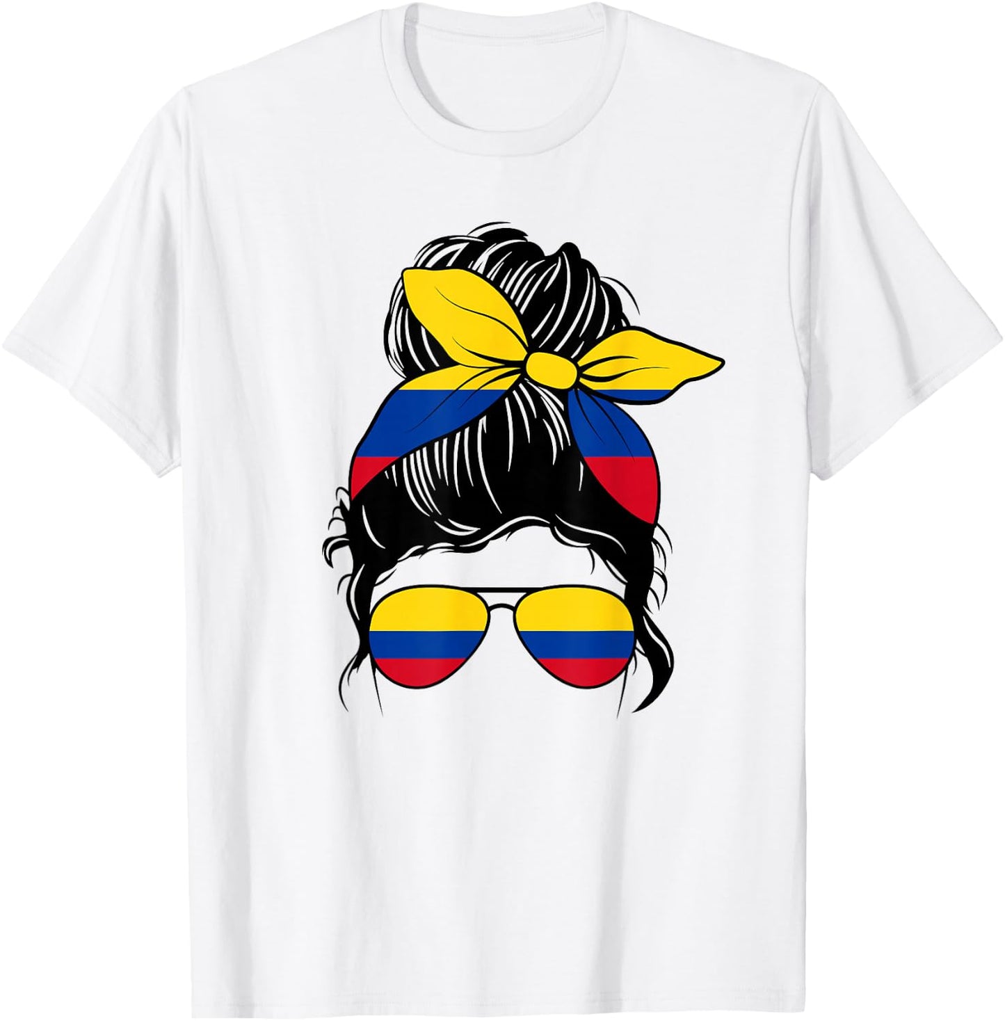Colombia graphic design for girls kid Colombian toodler T-Shirt - T-Shirt | White