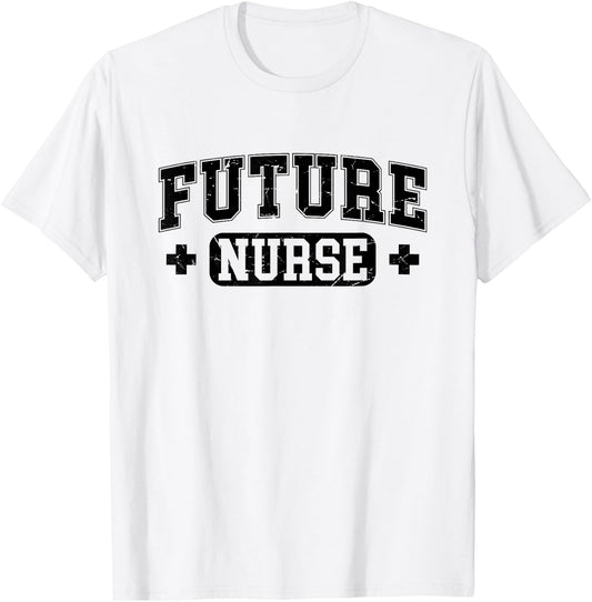 Future Nurse Student Funny Nursing Design Men T-Shirt - T-Shirt | White