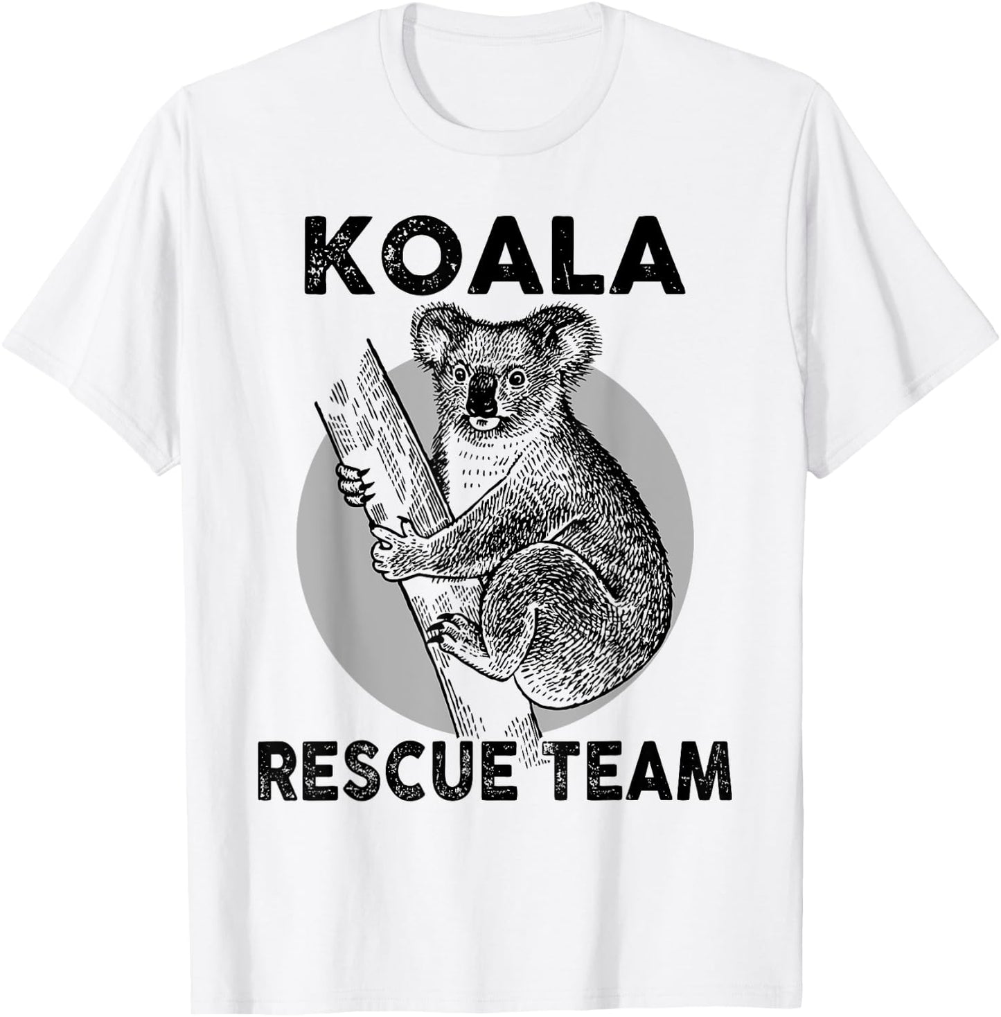 Save the Koala Bear Vintage Animals Outfits Rescue Australia T-Shirt - T-Shirt | White