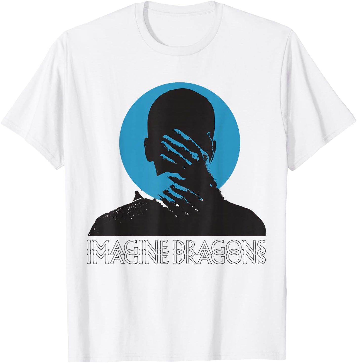 Official Imagine Dragons Follow You Blue T-Shirt - T-Shirt | White