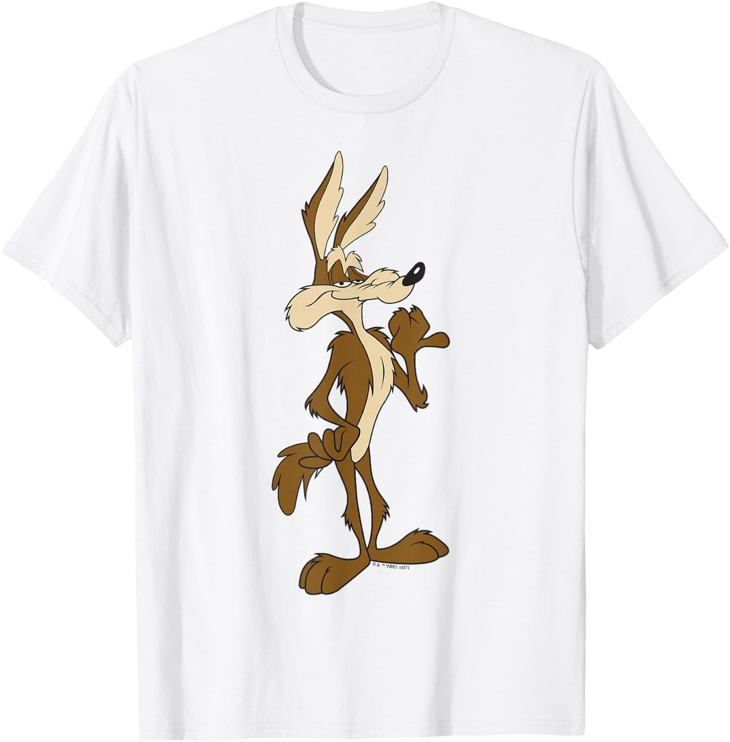 Looney Tunes Wile E. Coyote Confident Stance T-Shirt - T-Shirt | White