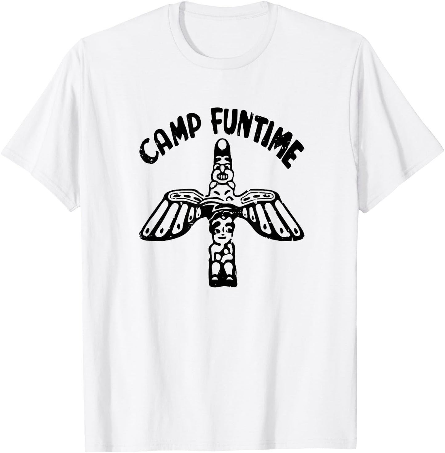 Camp Funtime! Fun vintage novelty T-Shirt - T-Shirt | White