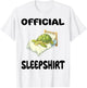 Turtle Official Sleepshirt Pajamas Nightgown T-Shirt - T-Shirt | White