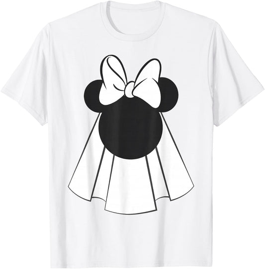 Disney Mickey and Friends Minnie Mouse Bride T-Shirt - T-Shirt | White