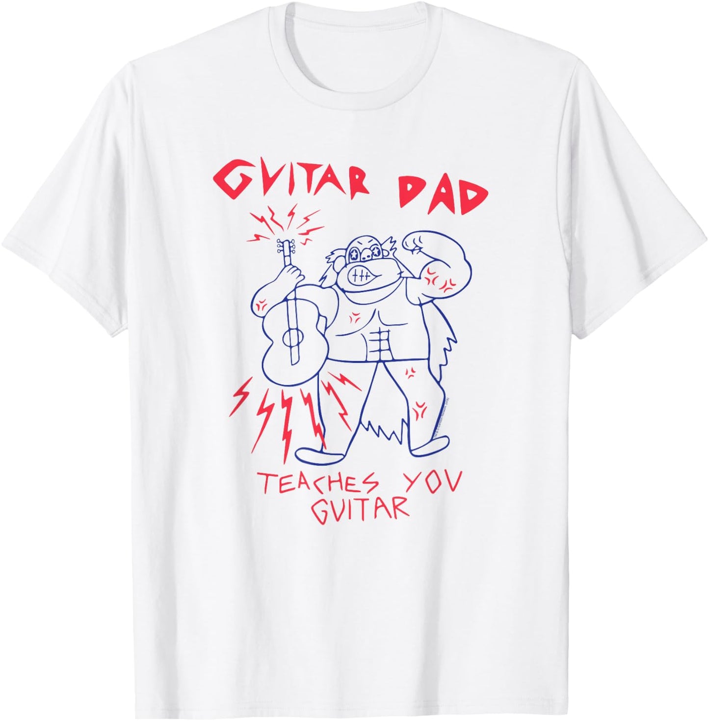 Steven Universe Guitar Dad T-Shirt - T-Shirt | White